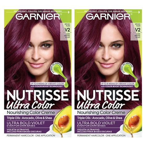 garnier purple hair color|purple permanent hair color.